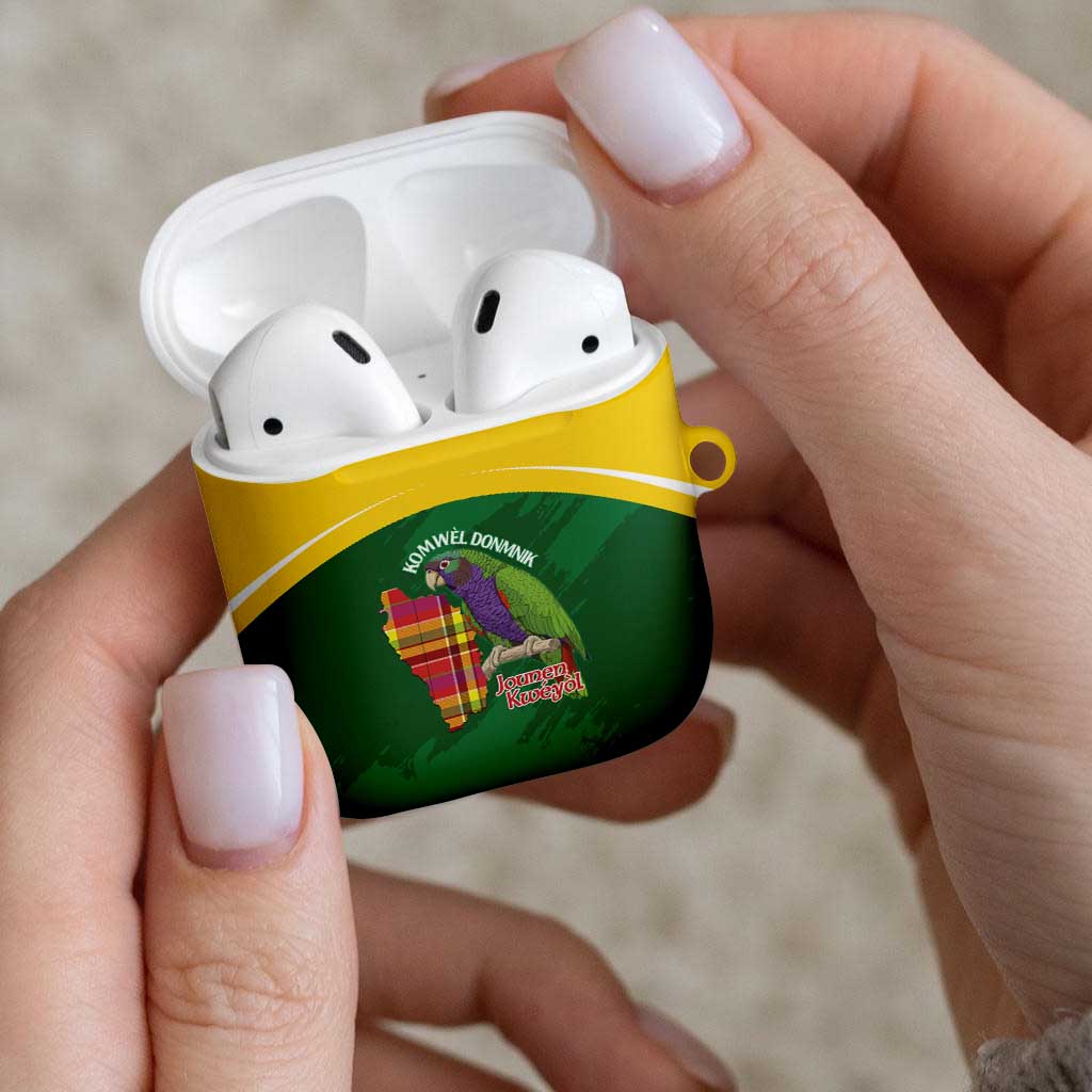 Komwel Donmnik Jounen Kweyol AirPods Case Dominica Creole Day Imperial Amazon - Wonder Print Shop