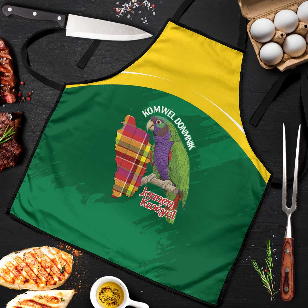 Komwel Donmnik Jounen Kweyol Apron Dominica Creole Day Imperial Amazon - Wonder Print Shop