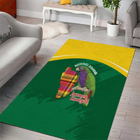 Komwel Donmnik Jounen Kweyol Area Rug Dominica Creole Day Imperial Amazon - Wonder Print Shop