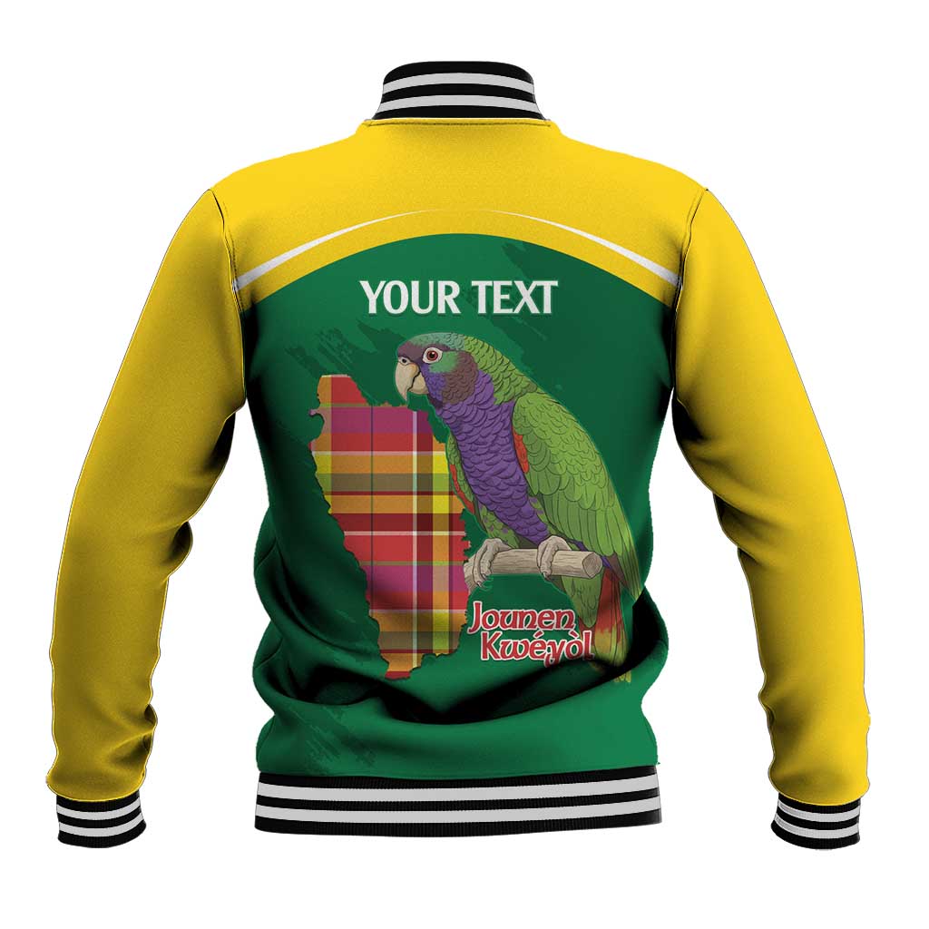 Personalized Komwel Donmnik Jounen Kweyol Baseball Jacket Dominica Creole Day Imperial Amazon - Wonder Print Shop