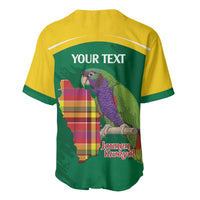 Personalized Komwel Donmnik Jounen Kweyol Baseball Jersey Dominica Creole Day Imperial Amazon - Wonder Print Shop