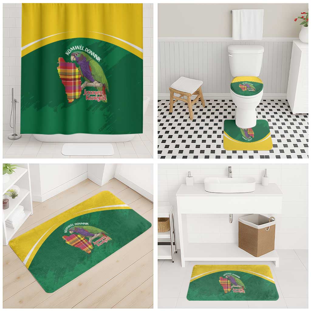 Komwel Donmnik Jounen Kweyol Bathroom Set Dominica Creole Day Imperial Amazon - Wonder Print Shop