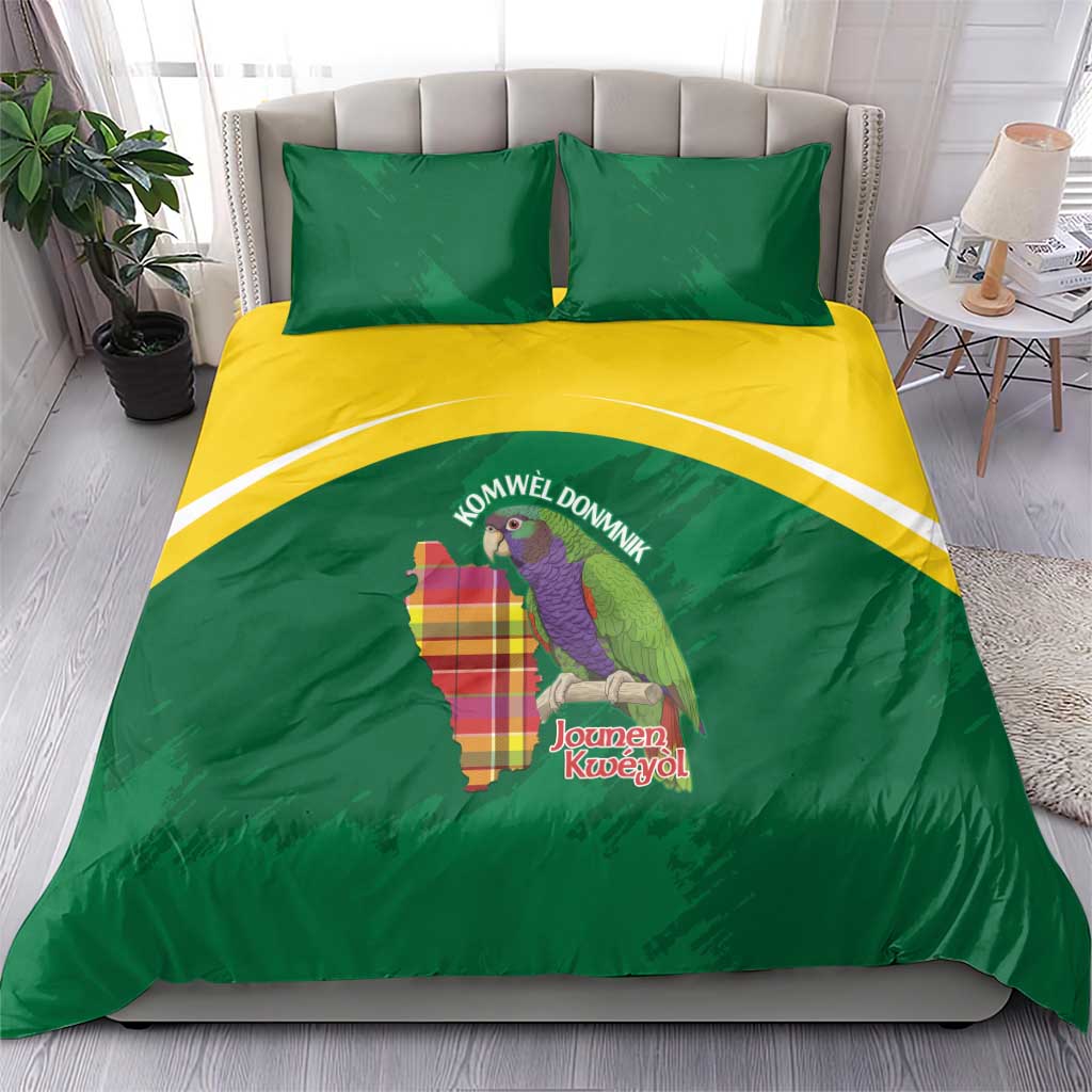Komwel Donmnik Jounen Kweyol Bedding Set Dominica Creole Day Imperial Amazon - Wonder Print Shop