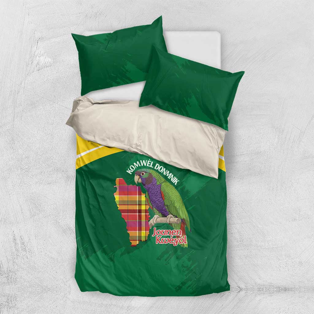 Komwel Donmnik Jounen Kweyol Bedding Set Dominica Creole Day Imperial Amazon - Wonder Print Shop