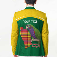 Personalized Komwel Donmnik Jounen Kweyol Blazer Dominica Creole Day Imperial Amazon - Wonder Print Shop