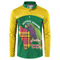 Personalized Komwel Donmnik Jounen Kweyol Button Sweatshirt Dominica Creole Day Imperial Amazon - Wonder Print Shop