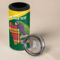 Personalized Komwel Donmnik Jounen Kweyol 4 in 1 Can Cooler Tumbler Dominica Creole Day Imperial Amazon - Wonder Print Shop