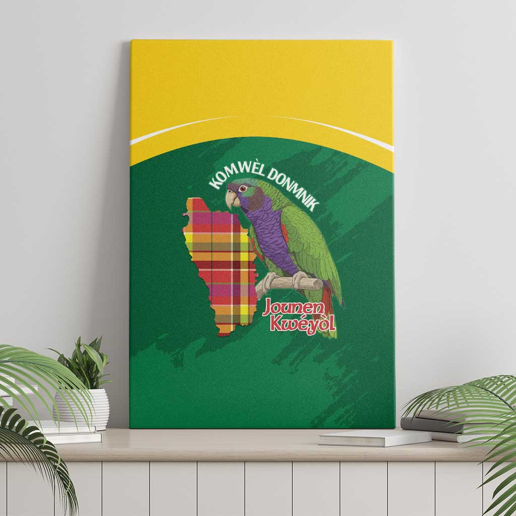 Komwel Donmnik Jounen Kweyol Canvas Wall Art Dominica Creole Day Imperial Amazon - Wonder Print Shop