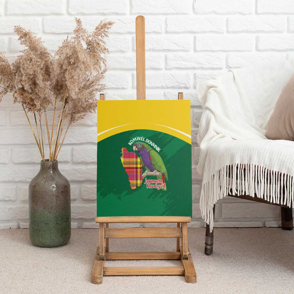 Komwel Donmnik Jounen Kweyol Canvas Wall Art Dominica Creole Day Imperial Amazon - Wonder Print Shop