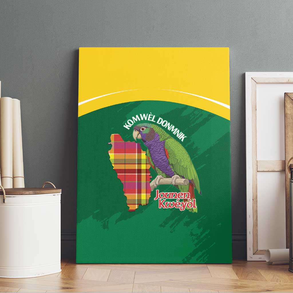 Komwel Donmnik Jounen Kweyol Canvas Wall Art Dominica Creole Day Imperial Amazon - Wonder Print Shop
