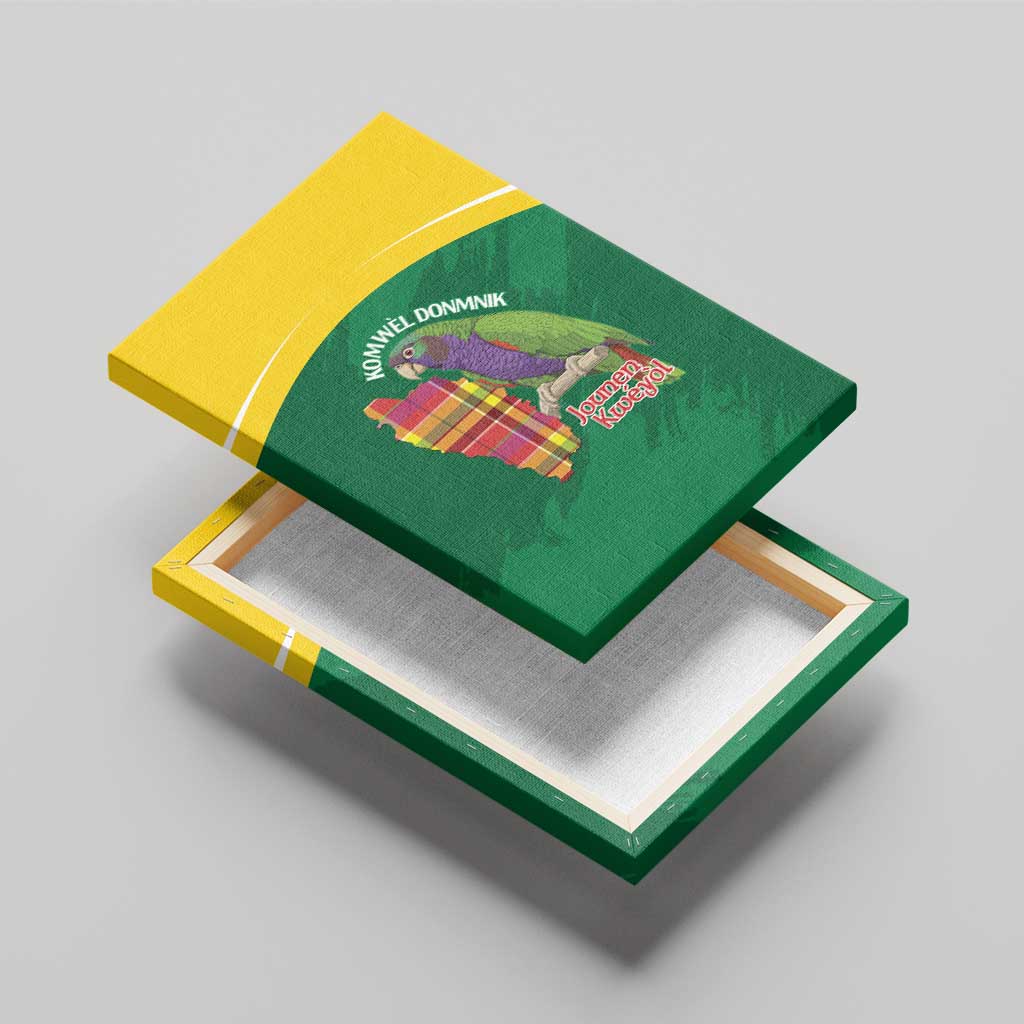 Komwel Donmnik Jounen Kweyol Canvas Wall Art Dominica Creole Day Imperial Amazon - Wonder Print Shop
