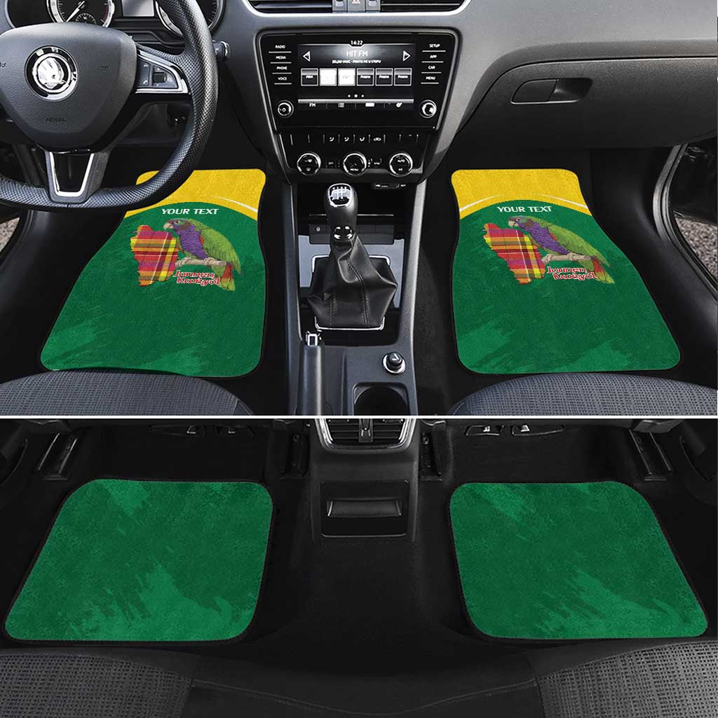 Personalized Komwel Donmnik Jounen Kweyol Car Mats Dominica Creole Day Imperial Amazon - Wonder Print Shop