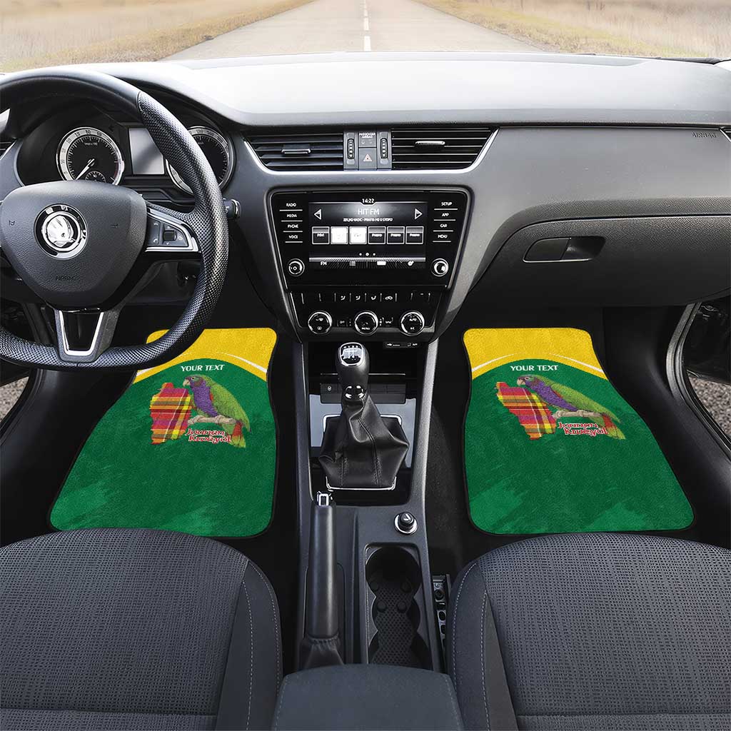 Personalized Komwel Donmnik Jounen Kweyol Car Mats Dominica Creole Day Imperial Amazon - Wonder Print Shop