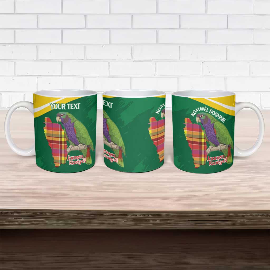 Personalized Komwel Donmnik Jounen Kweyol Ceramic Mug Dominica Creole Day Imperial Amazon - Wonder Print Shop