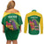 Personalized Komwel Donmnik Jounen Kweyol Couples Matching Off Shoulder Short Dress and Long Sleeve Button Shirt Dominica Creole Day Imperial Amazon - Wonder Print Shop