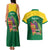 Personalized Komwel Donmnik Jounen Kweyol Couples Matching Tank Maxi Dress and Hawaiian Shirt Dominica Creole Day Imperial Amazon - Wonder Print Shop
