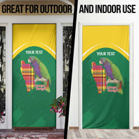 Personalized Komwel Donmnik Jounen Kweyol Door Cover Dominica Creole Day Imperial Amazon - Wonder Print Shop