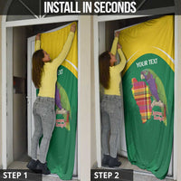 Personalized Komwel Donmnik Jounen Kweyol Door Cover Dominica Creole Day Imperial Amazon - Wonder Print Shop