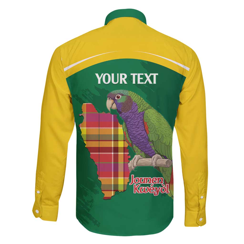 Personalized Komwel Donmnik Jounen Kweyol Family Matching Long Sleeve Bodycon Dress and Hawaiian Shirt Dominica Creole Day Imperial Amazon - Wonder Print Shop