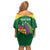 Personalized Komwel Donmnik Jounen Kweyol Family Matching Off Shoulder Short Dress and Hawaiian Shirt Dominica Creole Day Imperial Amazon - Wonder Print Shop