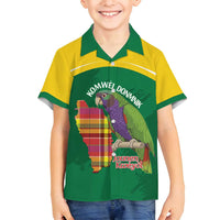 Personalized Komwel Donmnik Jounen Kweyol Family Matching Summer Maxi Dress and Hawaiian Shirt Dominica Creole Day Imperial Amazon - Wonder Print Shop