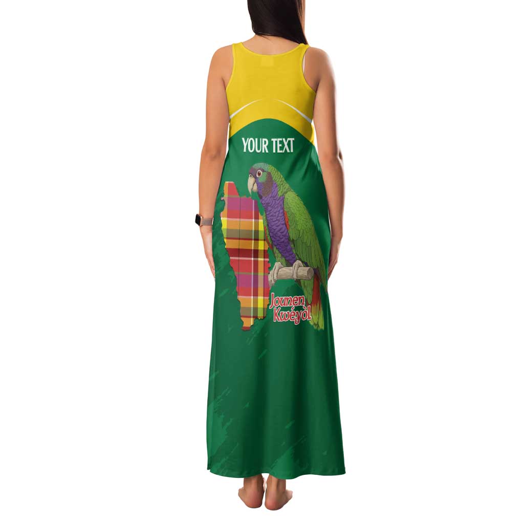 Personalized Komwel Donmnik Jounen Kweyol Family Matching Tank Maxi Dress and Hawaiian Shirt Dominica Creole Day Imperial Amazon - Wonder Print Shop