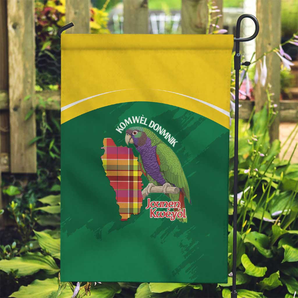 Komwel Donmnik Jounen Kweyol Garden Flag Dominica Creole Day Imperial Amazon - Wonder Print Shop