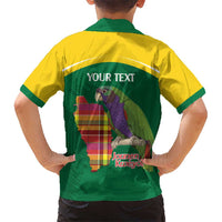 Personalized Komwel Donmnik Jounen Kweyol Kid Hawaiian Shirt Dominica Creole Day Imperial Amazon - Wonder Print Shop