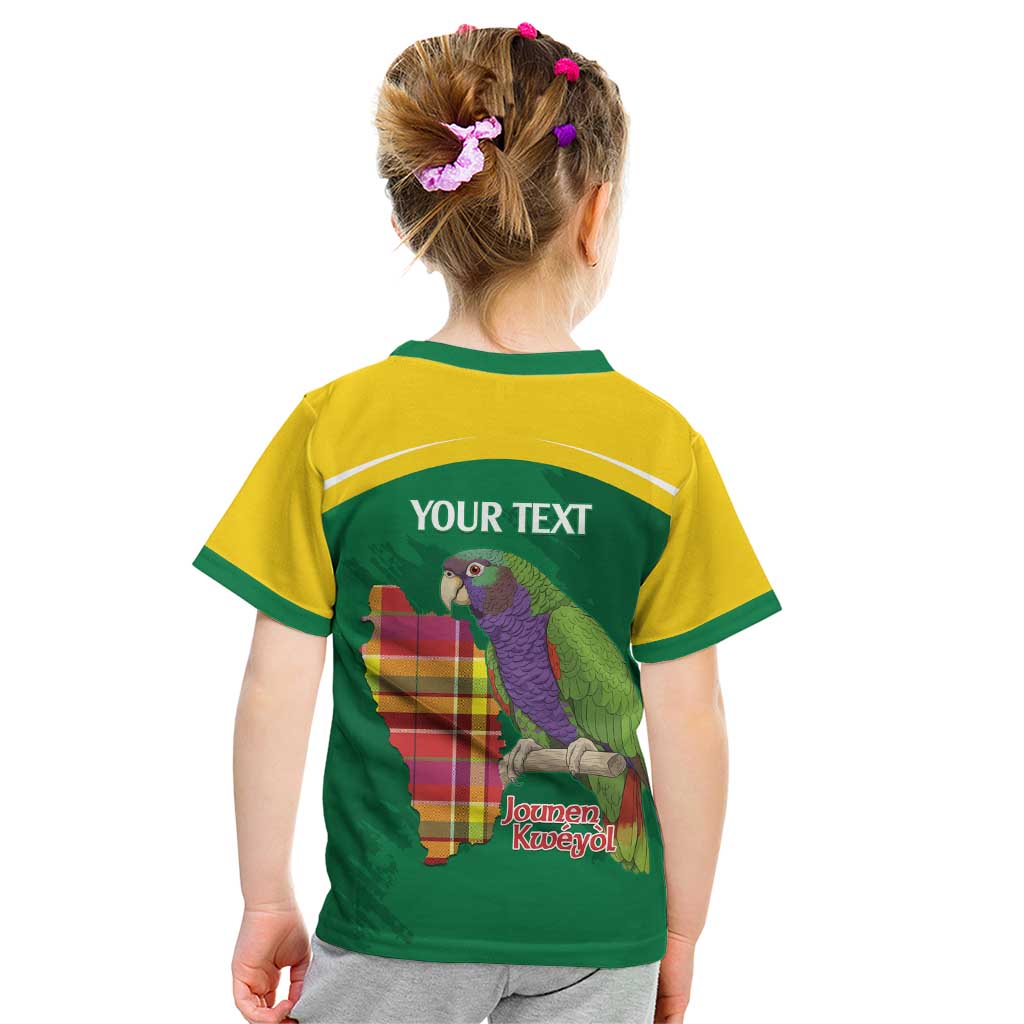 Personalized Komwel Donmnik Jounen Kweyol Kid T Shirt Dominica Creole Day Imperial Amazon - Wonder Print Shop