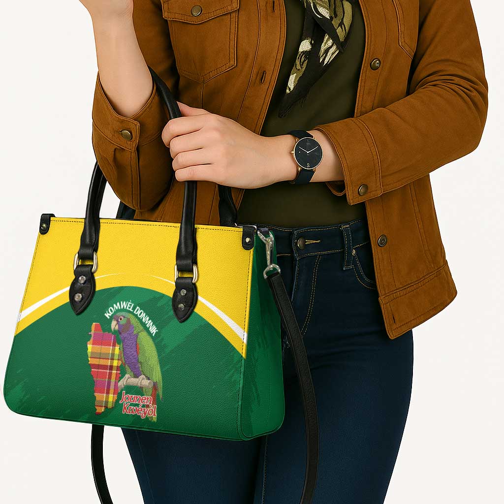Komwel Donmnik Jounen Kweyol Leather Bag Dominica Creole Day Imperial Amazon - Wonder Print Shop