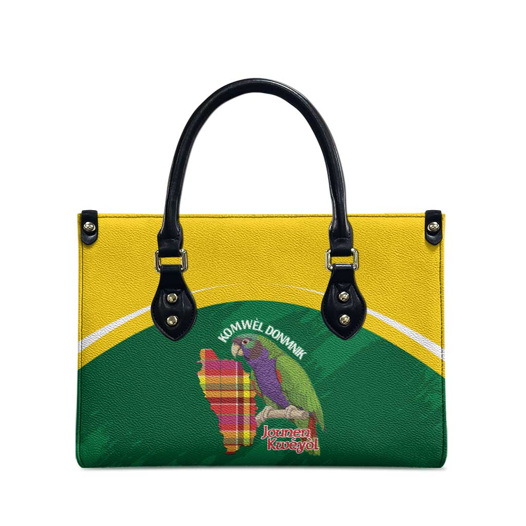 Komwel Donmnik Jounen Kweyol Leather Bag Dominica Creole Day Imperial Amazon - Wonder Print Shop