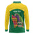 Personalized Komwel Donmnik Jounen Kweyol Long Sleeve Polo Shirt Dominica Creole Day Imperial Amazon - Wonder Print Shop