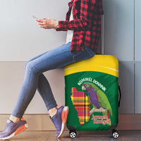 Komwel Donmnik Jounen Kweyol Luggage Cover Dominica Creole Day Imperial Amazon - Wonder Print Shop