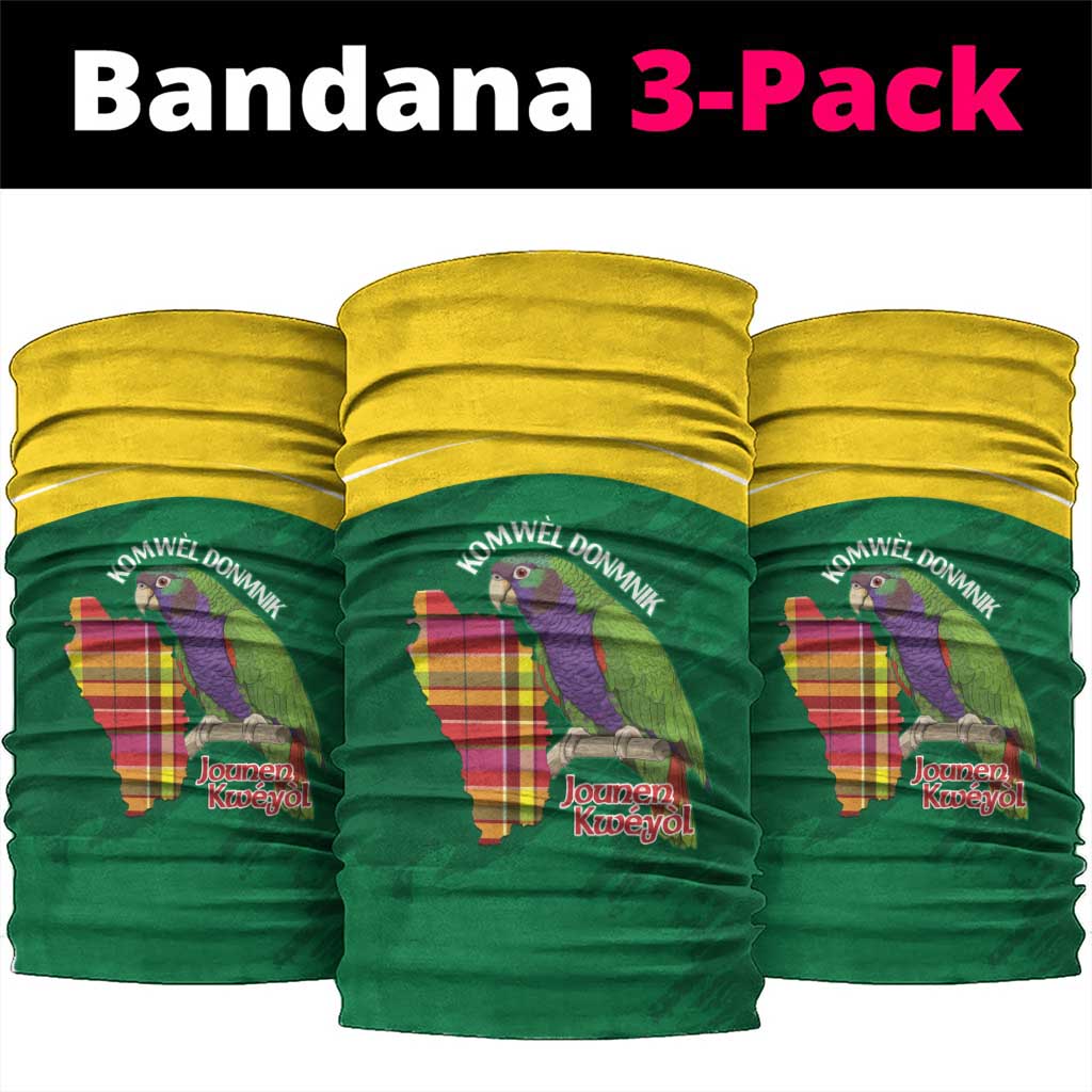 Komwel Donmnik Jounen Kweyol Neck Gaiter Dominica Creole Day Imperial Amazon - Wonder Print Shop
