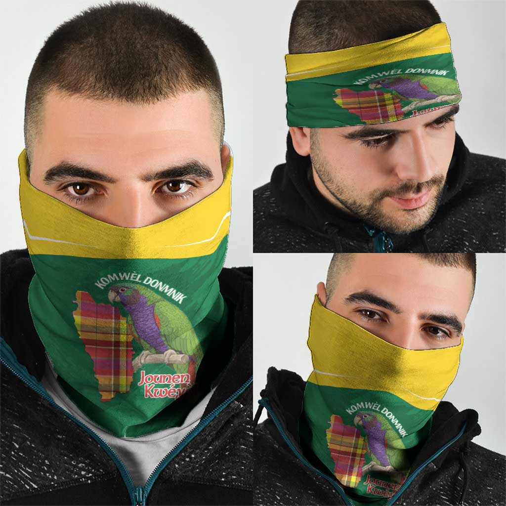 Komwel Donmnik Jounen Kweyol Neck Gaiter Dominica Creole Day Imperial Amazon - Wonder Print Shop