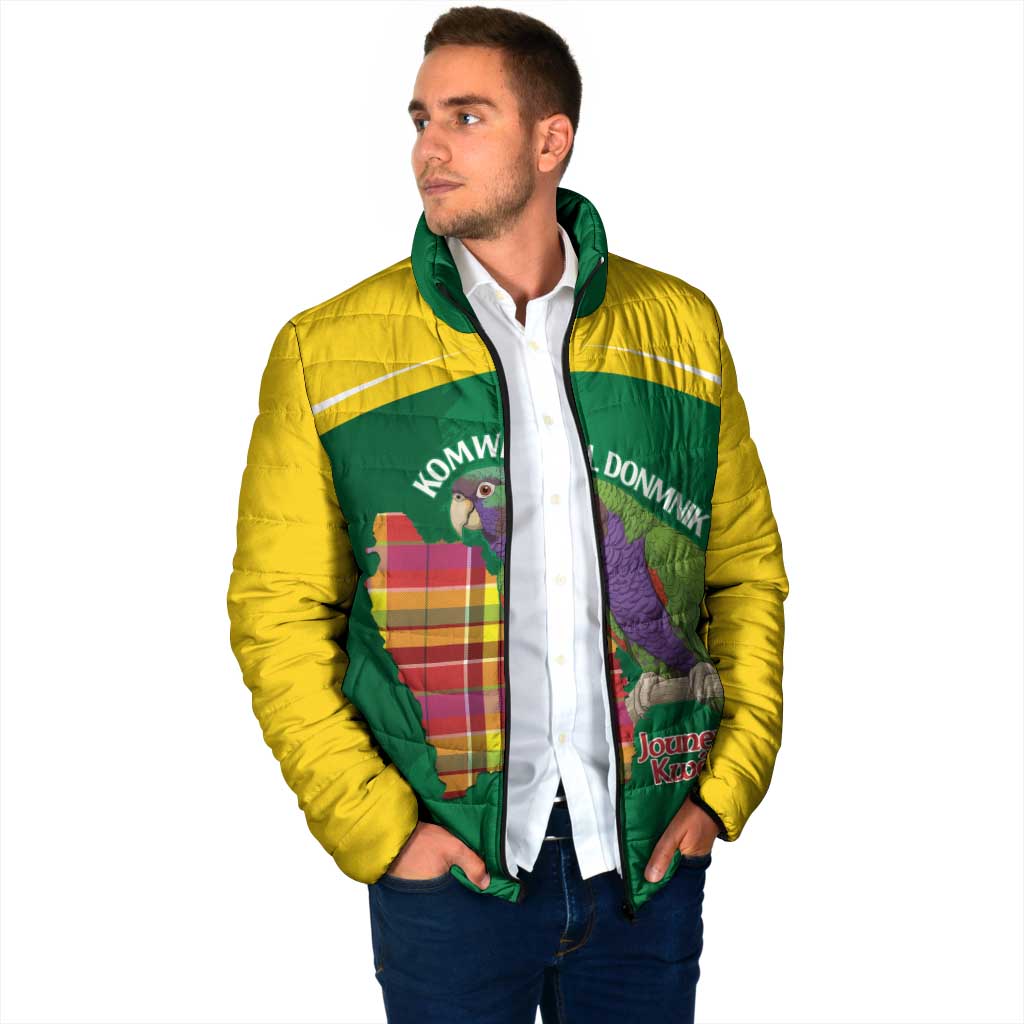 Personalized Komwel Donmnik Jounen Kweyol Padded Jacket Dominica Creole Day Imperial Amazon - Wonder Print Shop