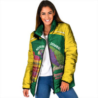 Personalized Komwel Donmnik Jounen Kweyol Padded Jacket Dominica Creole Day Imperial Amazon - Wonder Print Shop
