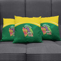 Komwel Donmnik Jounen Kweyol Pillow Cover Dominica Creole Day Imperial Amazon - Wonder Print Shop
