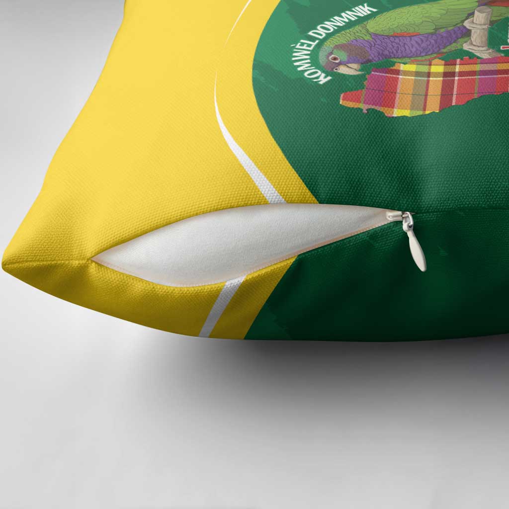 Komwel Donmnik Jounen Kweyol Pillow Cover Dominica Creole Day Imperial Amazon - Wonder Print Shop