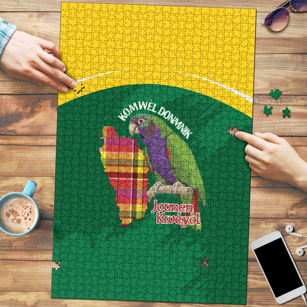 Komwel Donmnik Jounen Kweyol Puzzle Dominica Creole Day Imperial Amazon - Wonder Print Shop