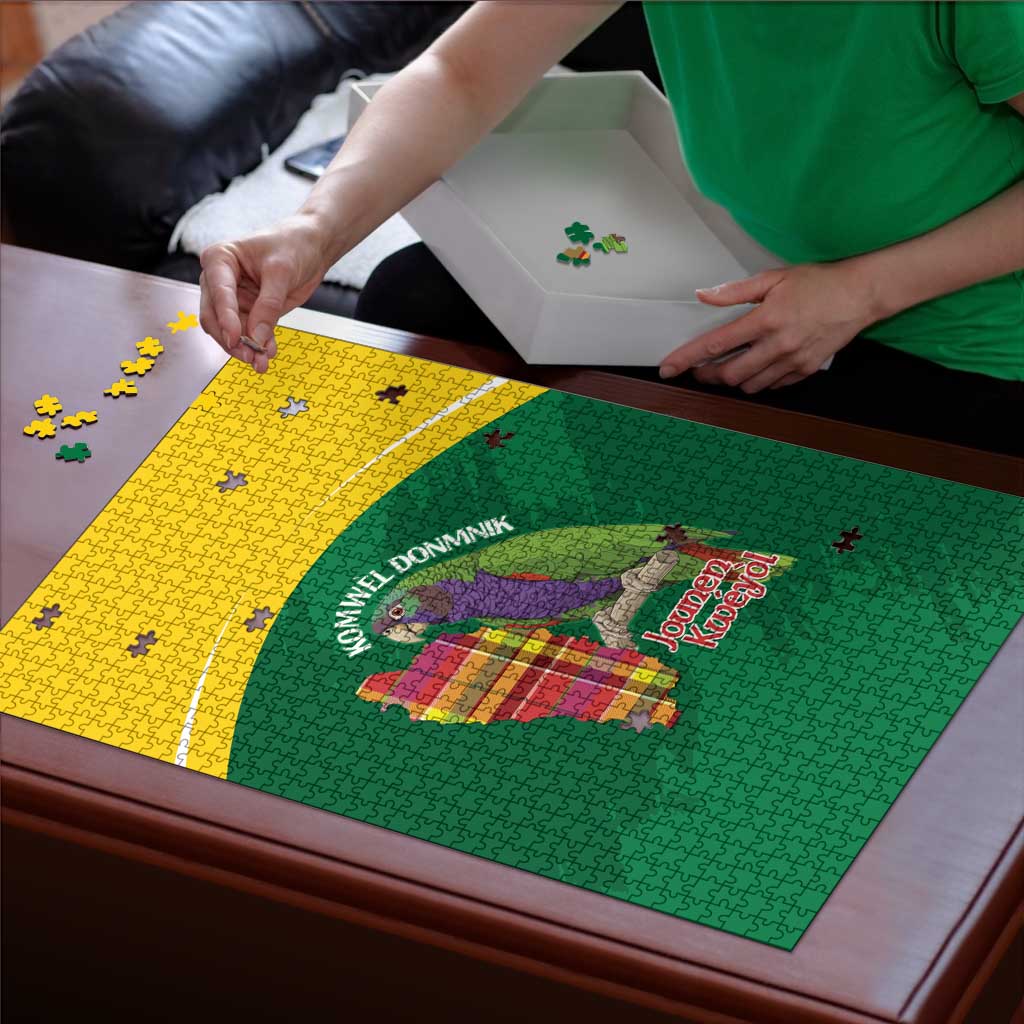 Komwel Donmnik Jounen Kweyol Puzzle Dominica Creole Day Imperial Amazon - Wonder Print Shop