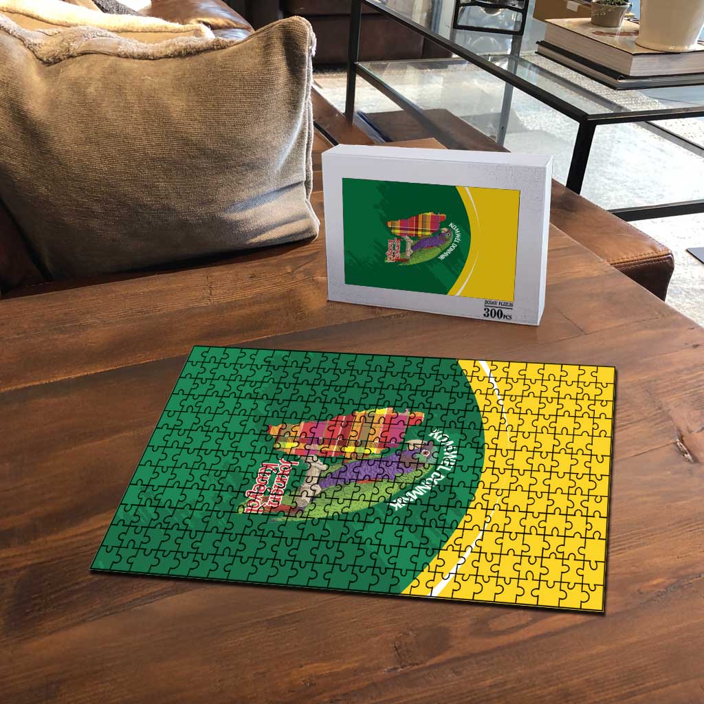 Komwel Donmnik Jounen Kweyol Puzzle Dominica Creole Day Imperial Amazon - Wonder Print Shop