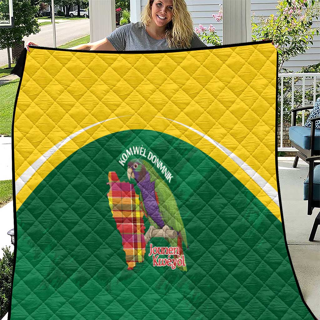 Komwel Donmnik Jounen Kweyol Quilt Dominica Creole Day Imperial Amazon - Wonder Print Shop