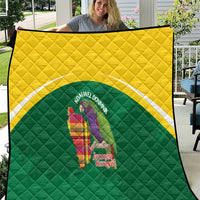 Komwel Donmnik Jounen Kweyol Quilt Dominica Creole Day Imperial Amazon - Wonder Print Shop