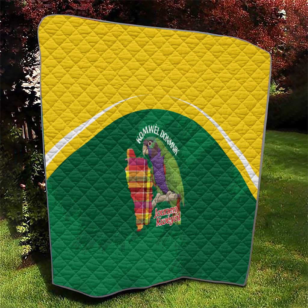 Komwel Donmnik Jounen Kweyol Quilt Dominica Creole Day Imperial Amazon - Wonder Print Shop