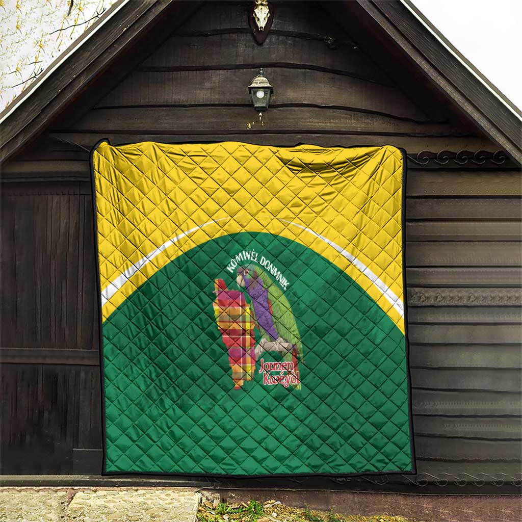 Komwel Donmnik Jounen Kweyol Quilt Dominica Creole Day Imperial Amazon - Wonder Print Shop