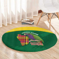Komwel Donmnik Jounen Kweyol Round Carpet Dominica Creole Day Imperial Amazon - Wonder Print Shop