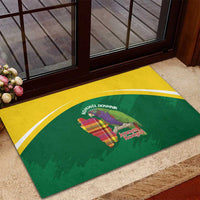 Komwel Donmnik Jounen Kweyol Rubber Doormat Dominica Creole Day Imperial Amazon - Wonder Print Shop