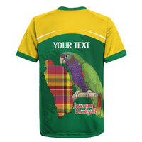 Personalized Komwel Donmnik Jounen Kweyol Rugby Jersey Dominica Creole Day Imperial Amazon - Wonder Print Shop