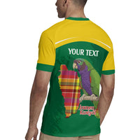 Personalized Komwel Donmnik Jounen Kweyol Rugby Jersey Dominica Creole Day Imperial Amazon - Wonder Print Shop